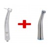 Zestaw turbina stomatologiczna Twocore X4-SL NK + kątnica stomatologiczna Besto C8 1:1 ze światłem